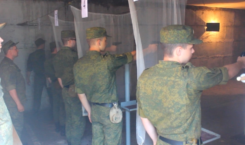 В 623-й МРУЦ прошли учебные стрельбы с курсантами института военного обучения ПГУ